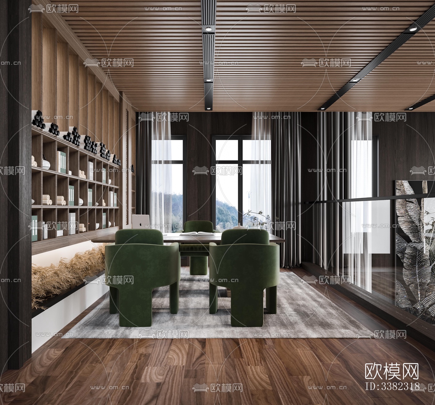 现代别墅效果图下载（渲染图3）