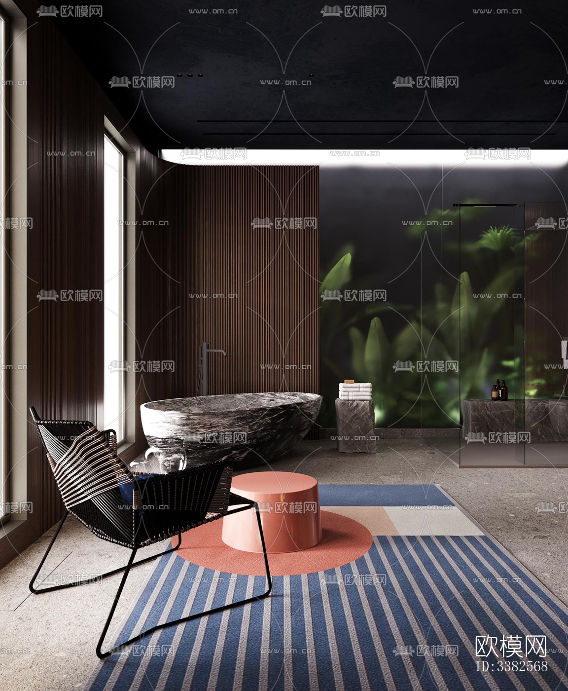 现代别墅效果图下载（渲染图12）