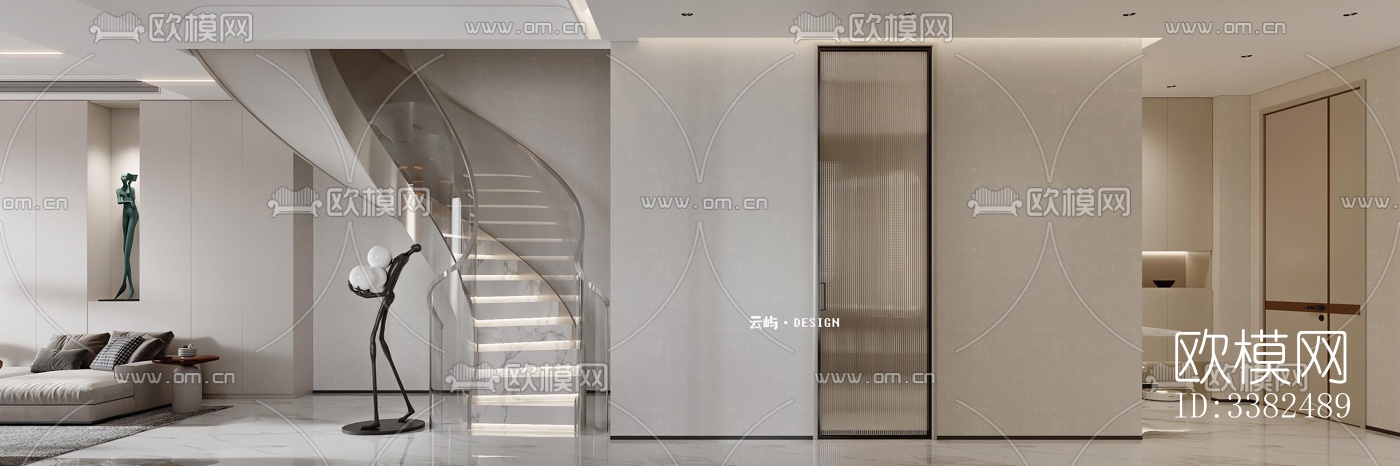 现代别墅效果图下载（渲染图9）