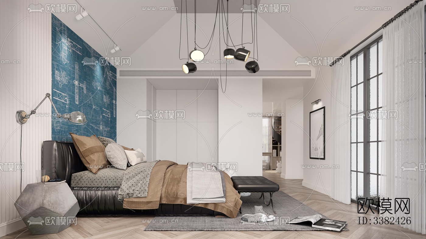 现代别墅效果图下载（渲染图6）