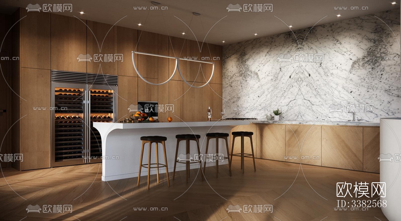 现代别墅效果图下载（渲染图8）