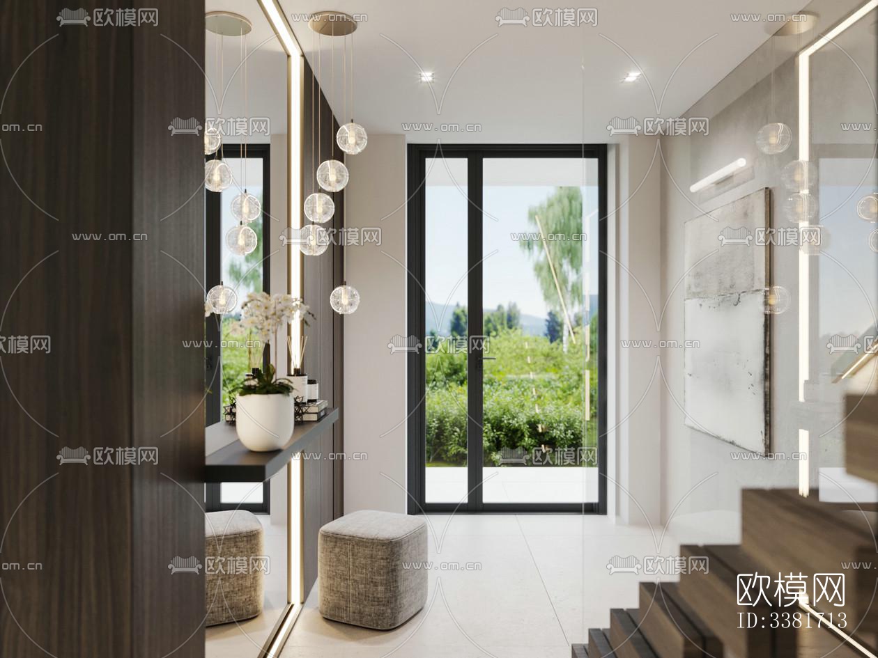 现代别墅效果图下载（渲染图11）