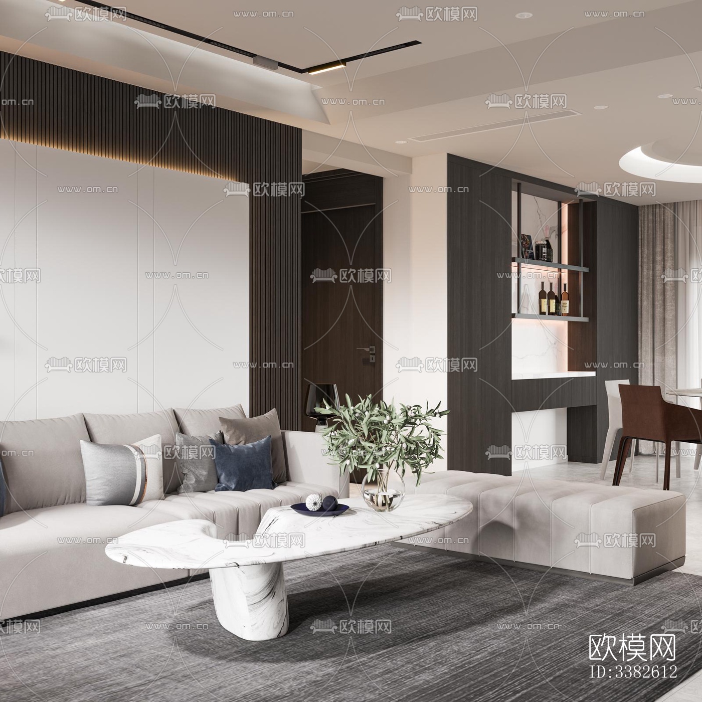 现代别墅效果图下载（渲染图12）