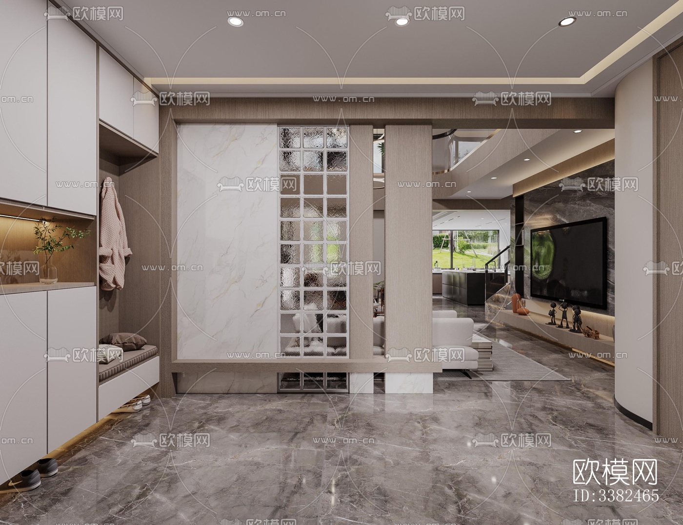 现代别墅效果图下载（渲染图4）