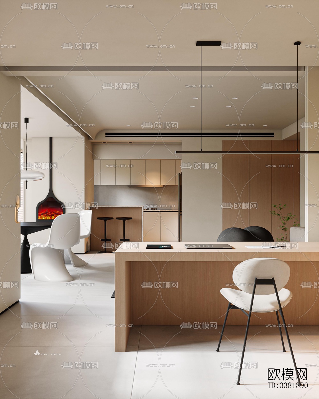 现代别墅效果图下载（渲染图1）