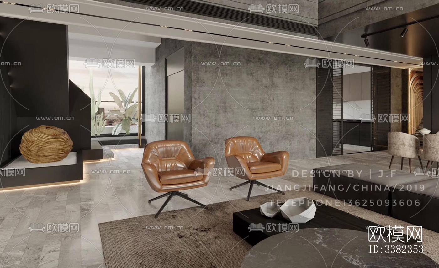 现代别墅效果图下载（渲染图11）