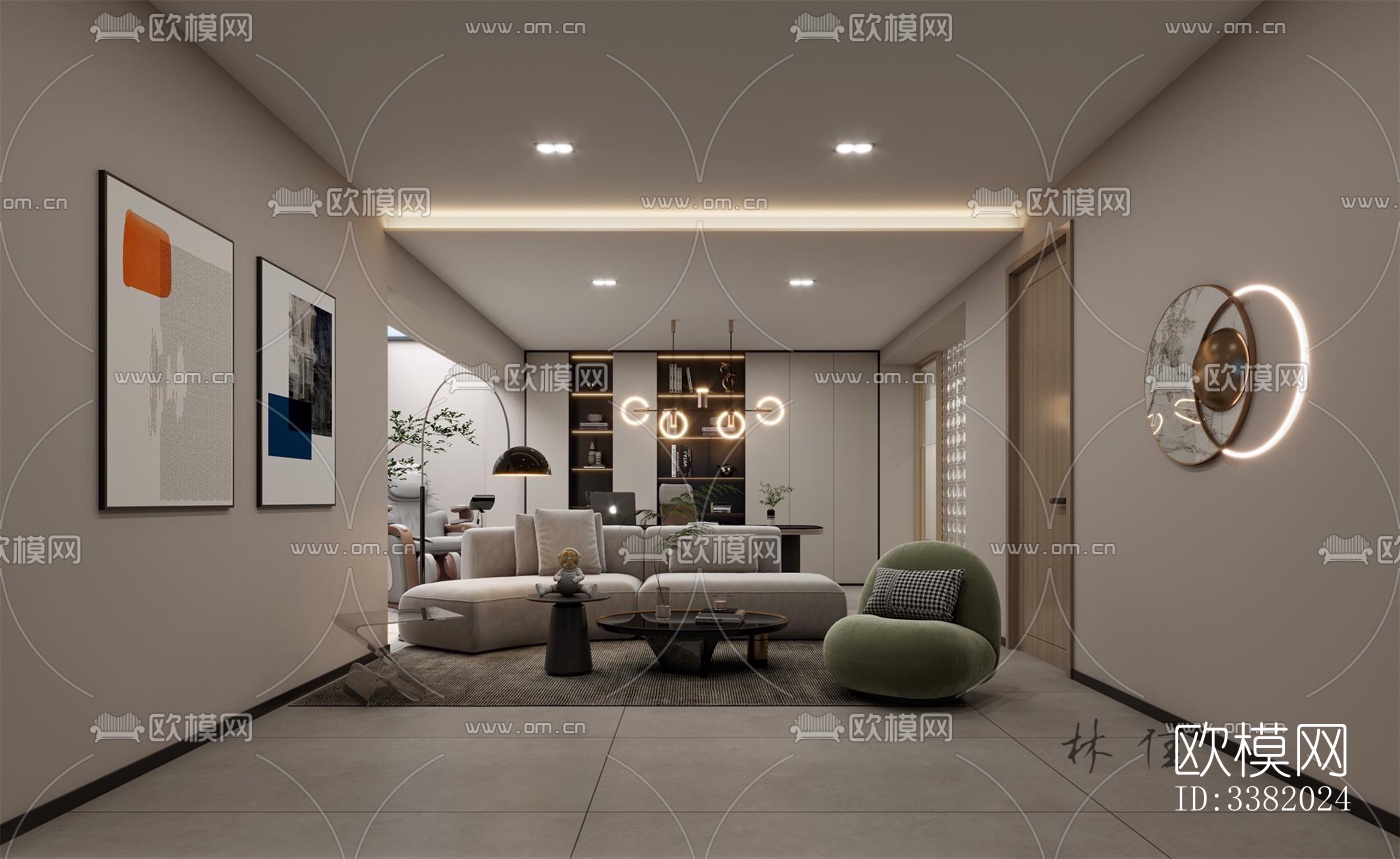 现代别墅效果图下载（渲染图4）