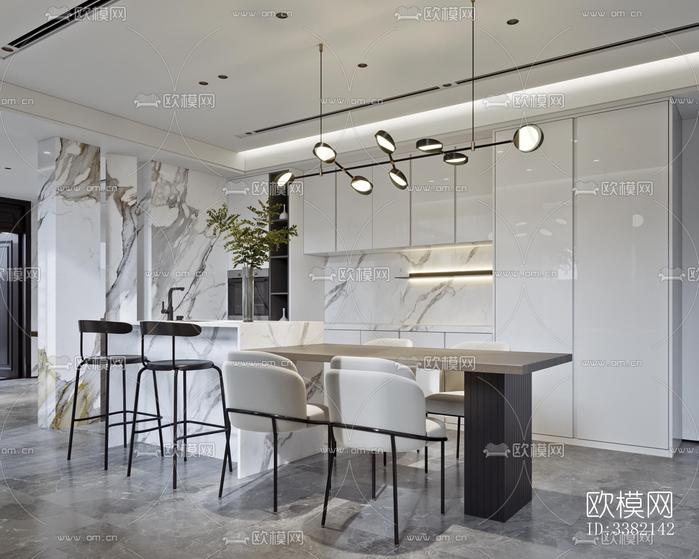 现代别墅效果图下载（渲染图5）