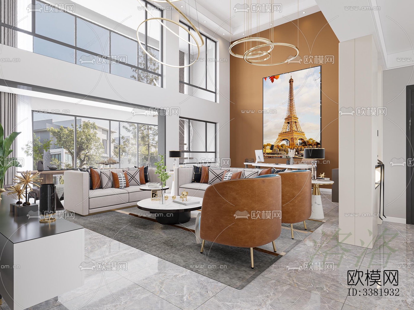 现代别墅效果图下载（渲染图13）