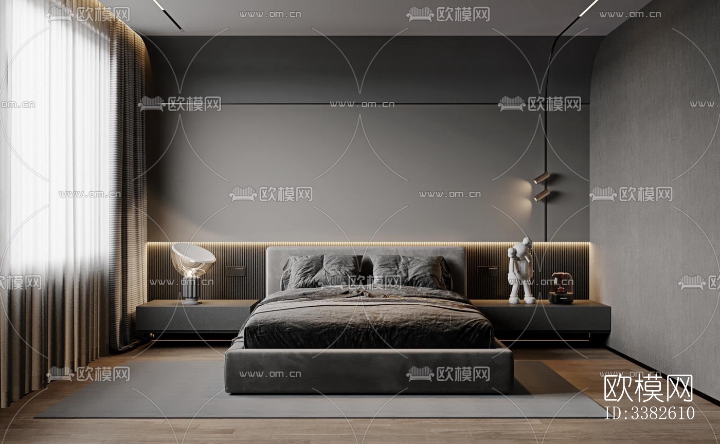 现代别墅效果图下载（渲染图3）