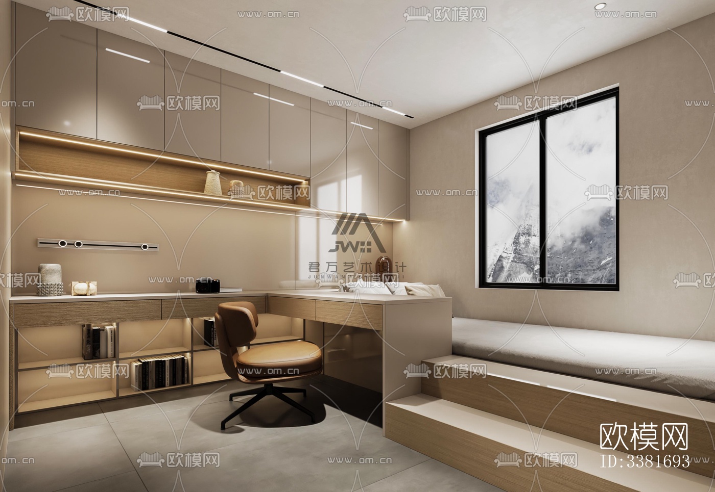 现代别墅效果图下载（渲染图3）