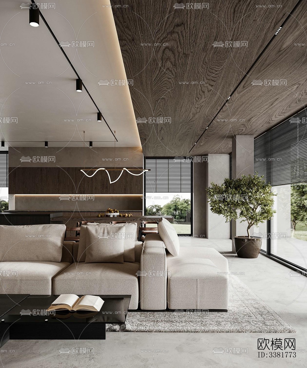 现代别墅效果图下载（渲染图11）