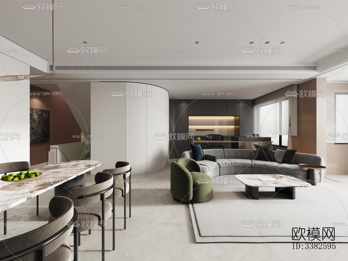 现代别墅效果图下载（渲染图14）