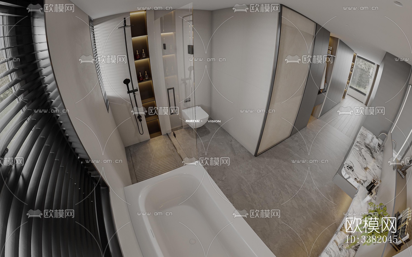 现代别墅效果图下载（渲染图16）