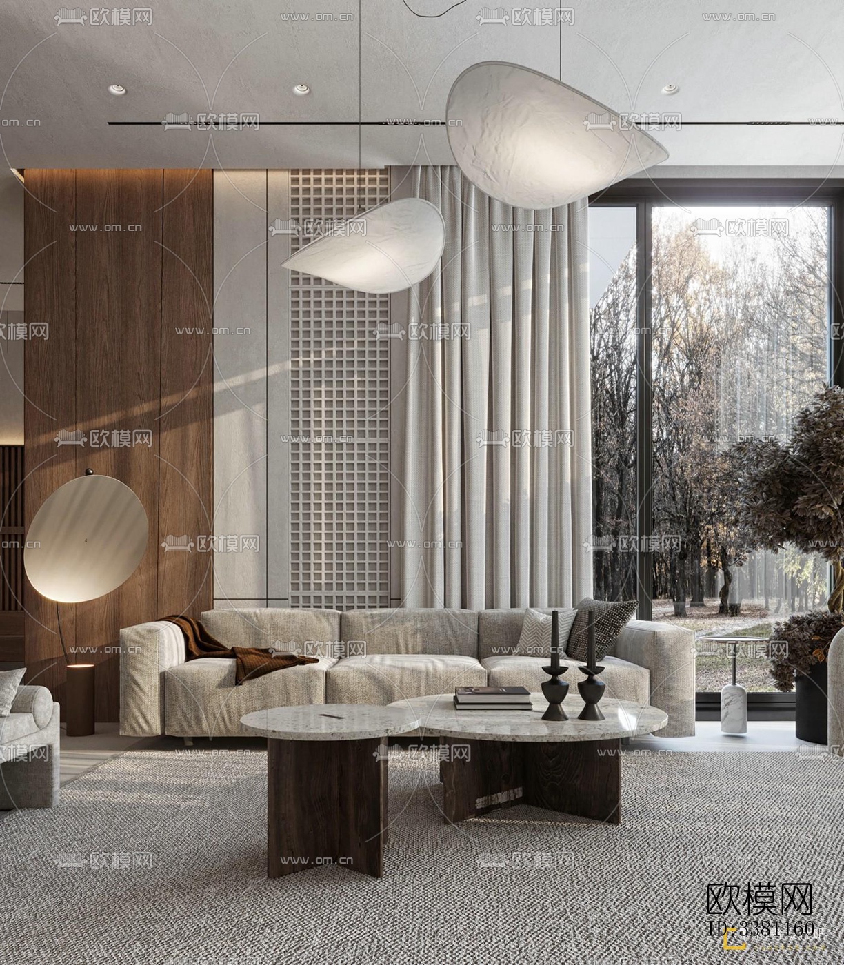 现代别墅效果图下载（渲染图13）