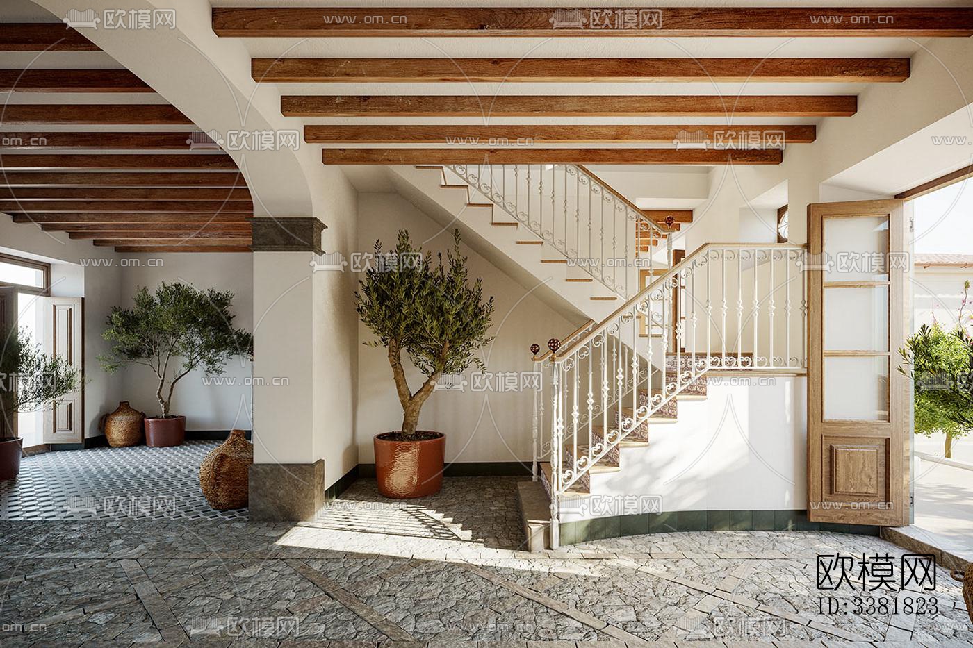 现代别墅效果图下载（渲染图10）