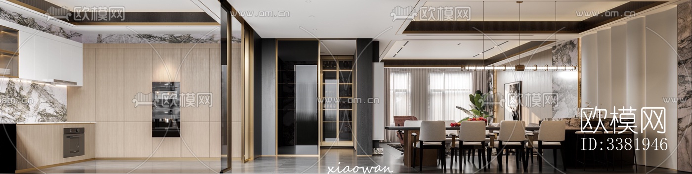 现代别墅效果图下载（渲染图7）