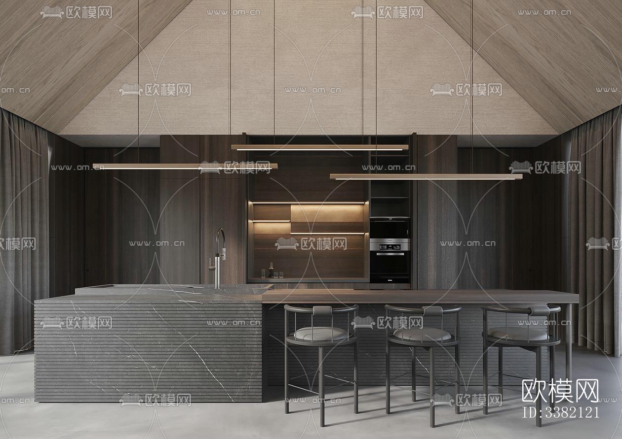 现代别墅效果图下载（渲染图14）