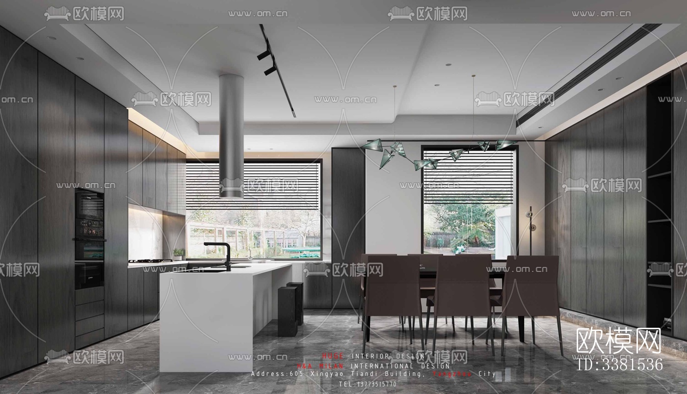 现代别墅效果图下载（渲染图8）