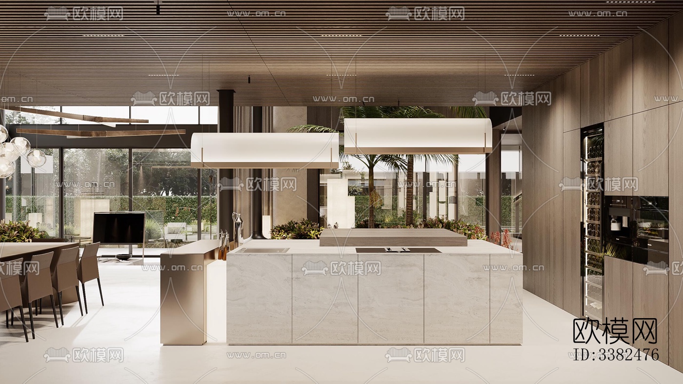 现代别墅效果图下载（渲染图5）