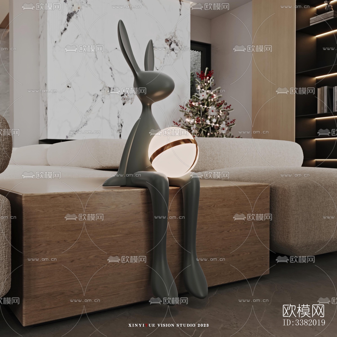 现代别墅效果图下载（渲染图4）