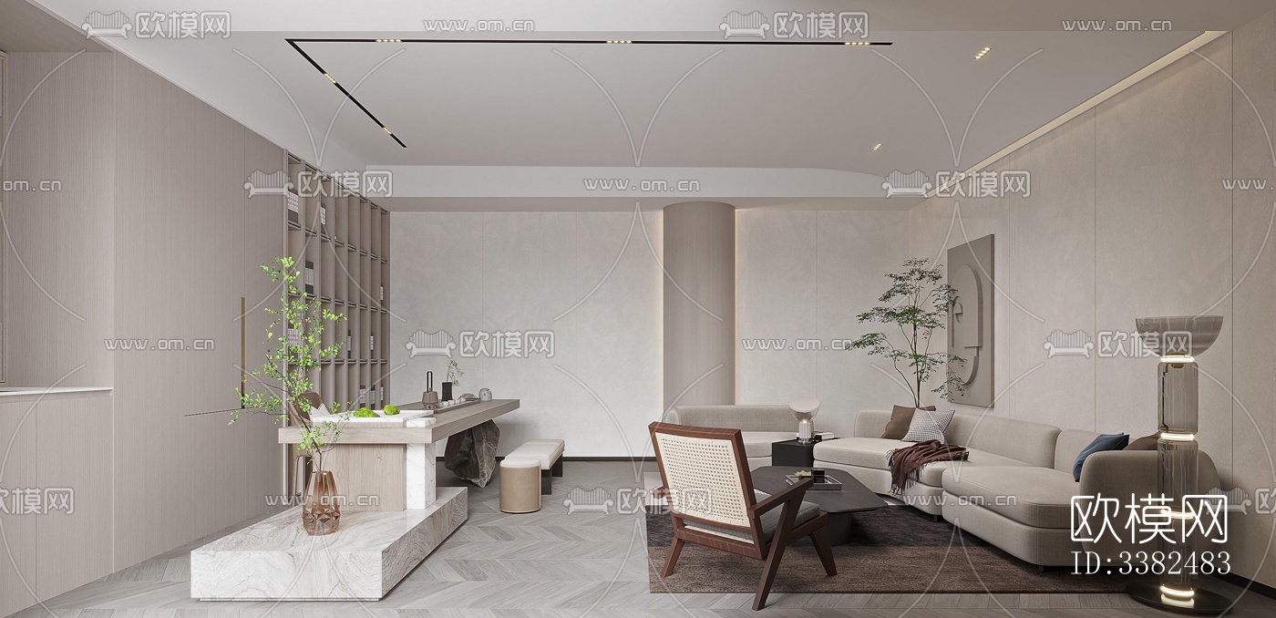 现代别墅效果图下载（渲染图4）