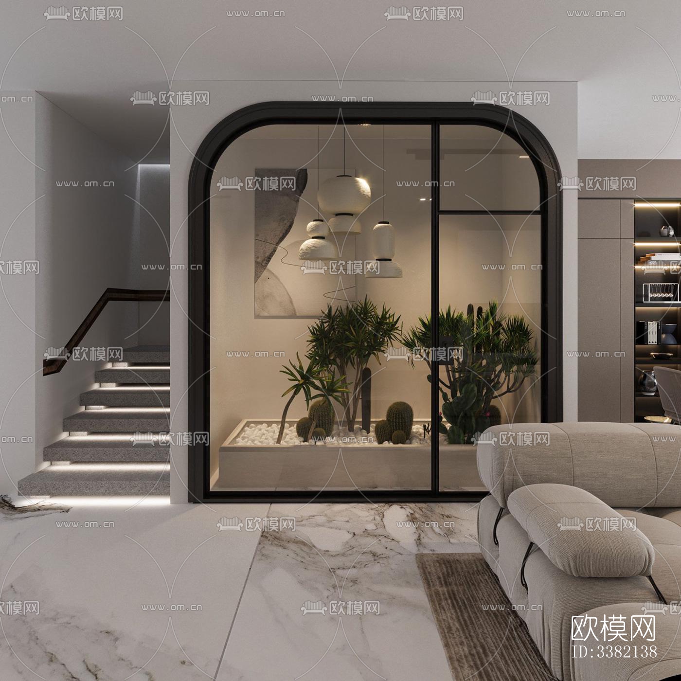 现代别墅效果图下载（渲染图12）