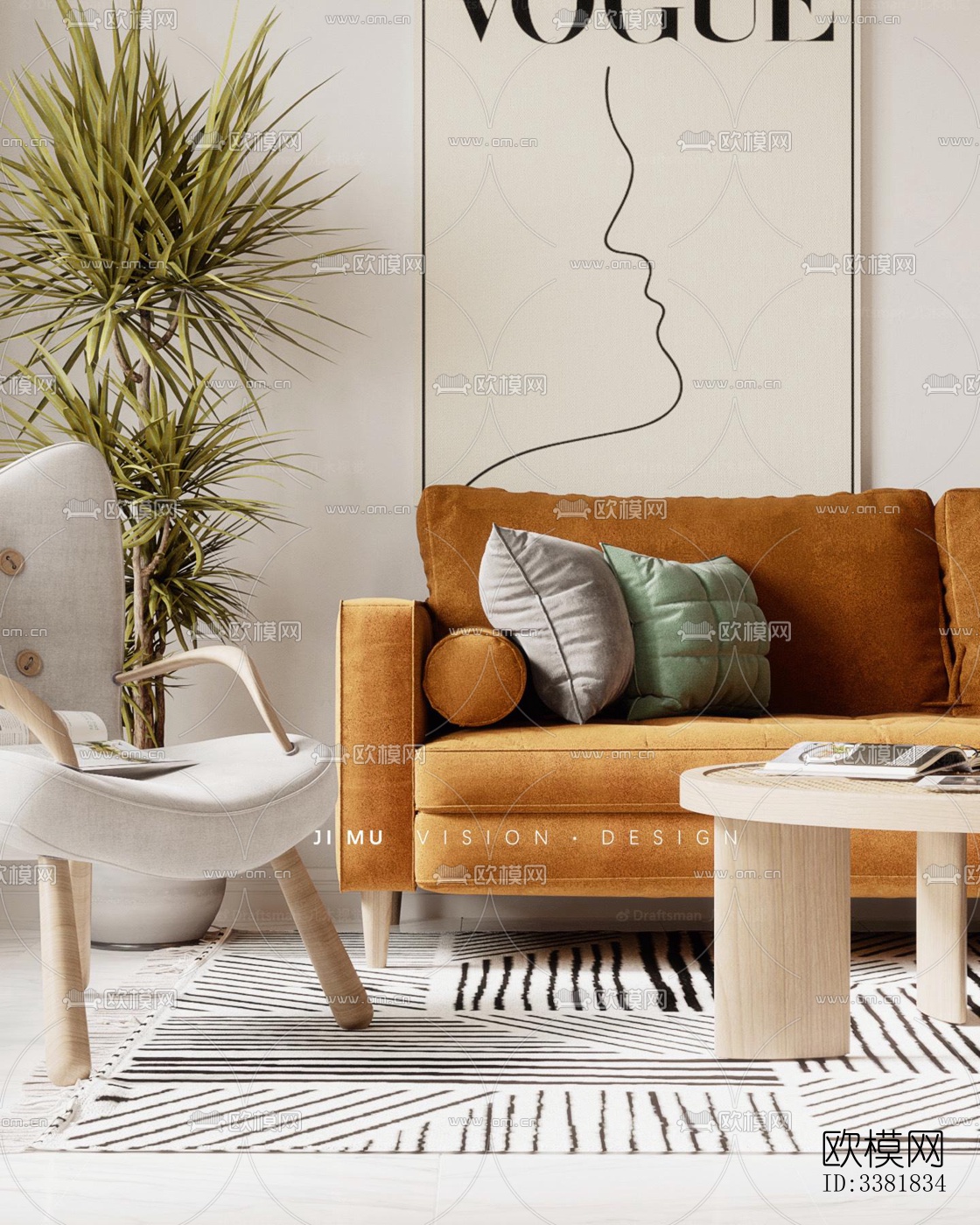 现代别墅效果图下载（渲染图4）