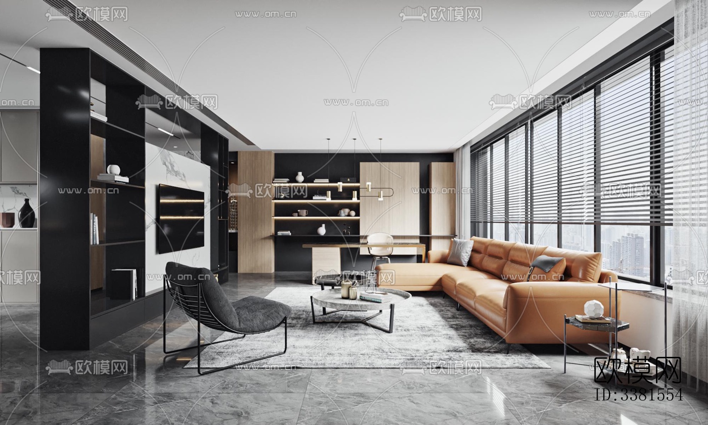 现代别墅效果图下载（渲染图1）