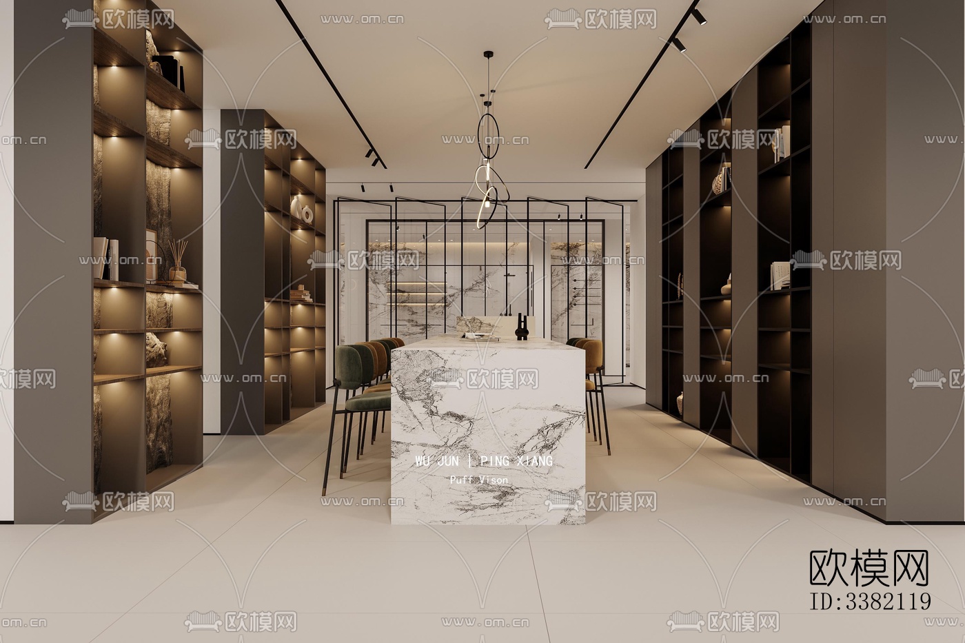 现代别墅效果图下载（渲染图10）