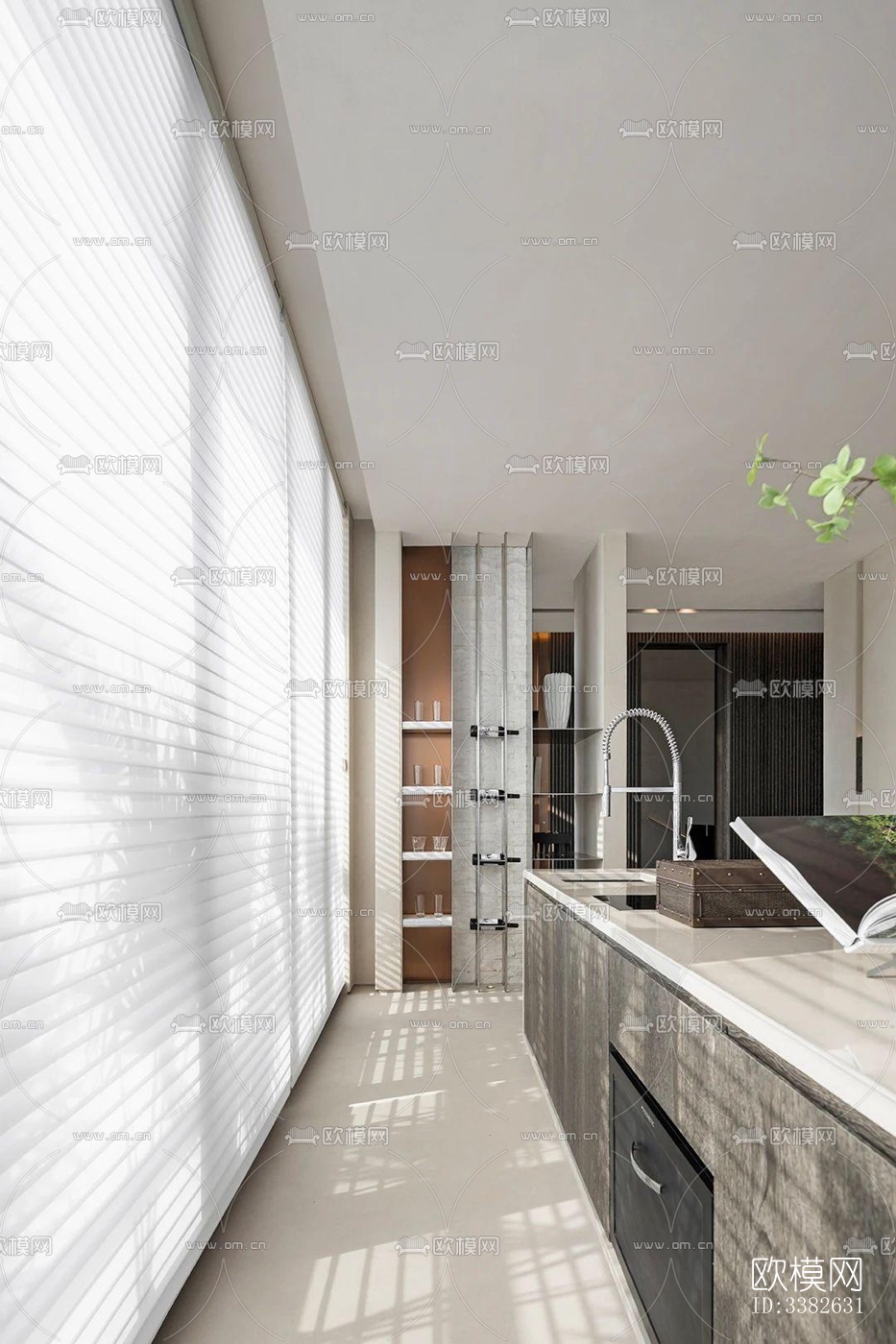 现代别墅效果图下载（渲染图3）