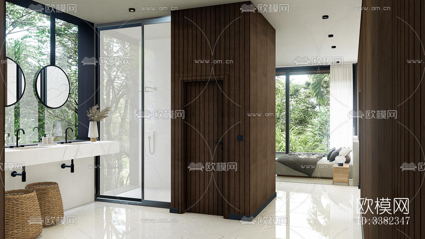 现代别墅效果图下载（渲染图6）