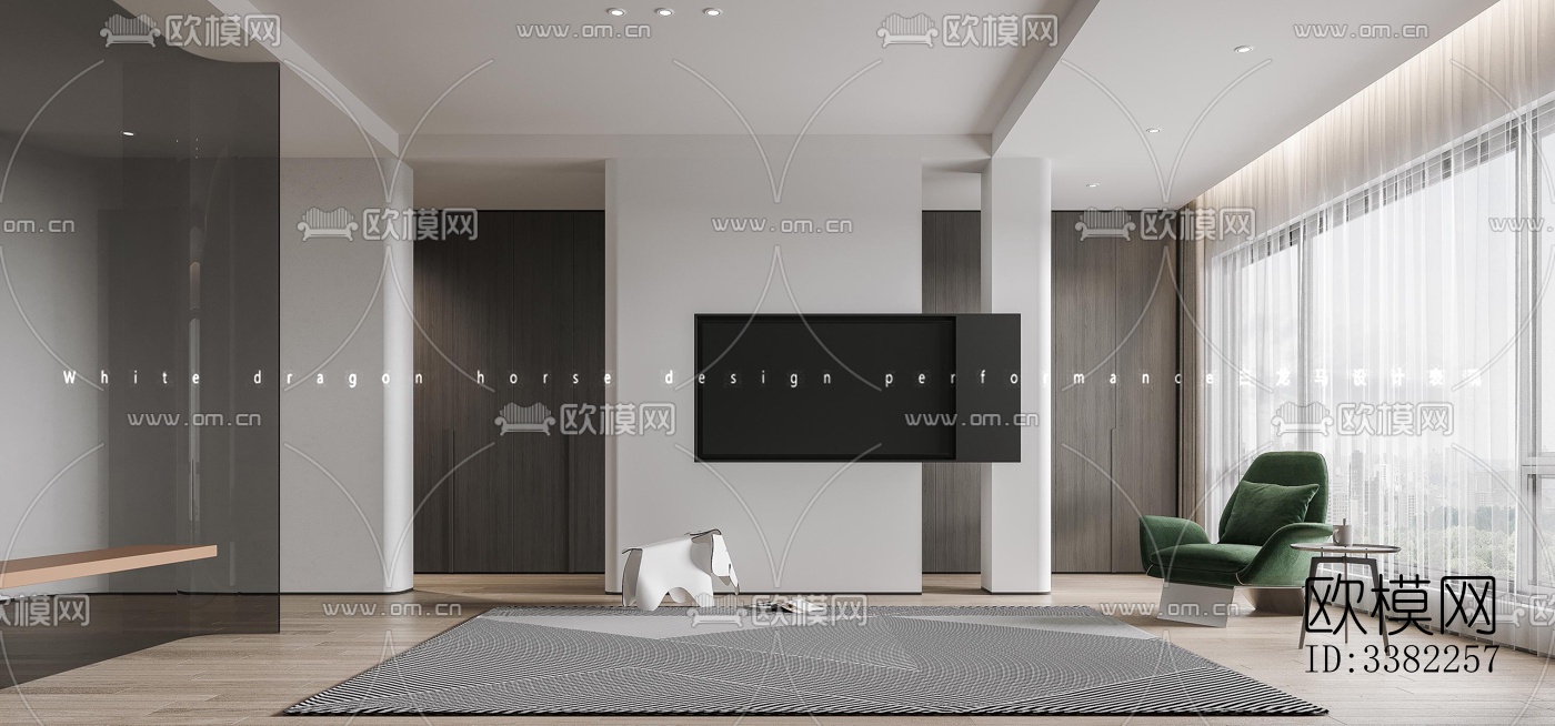 现代别墅效果图下载（渲染图8）