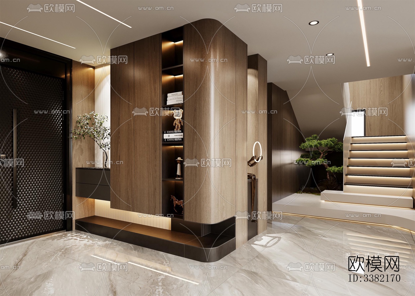 现代别墅效果图下载（渲染图3）