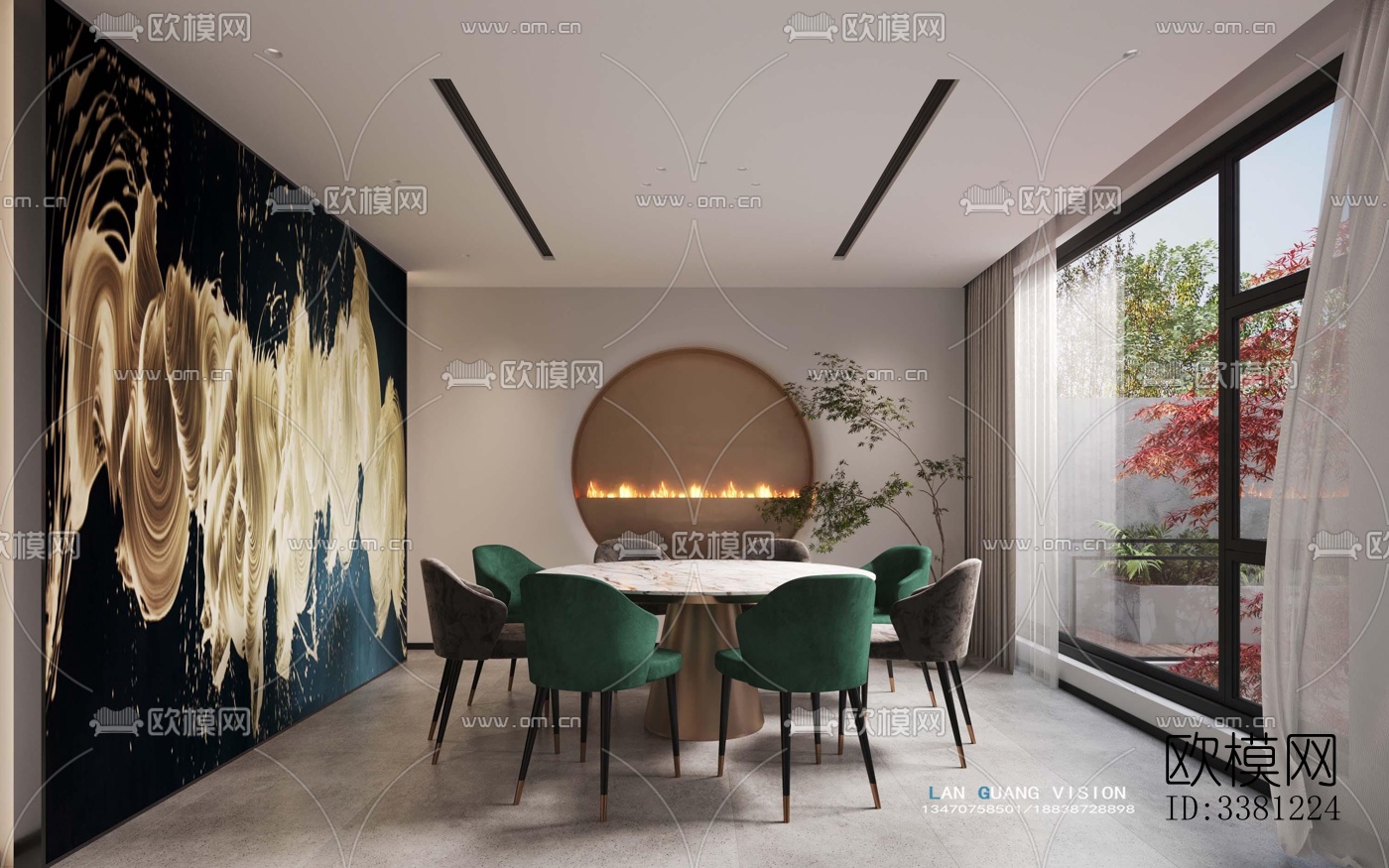 现代别墅效果图下载（渲染图15）