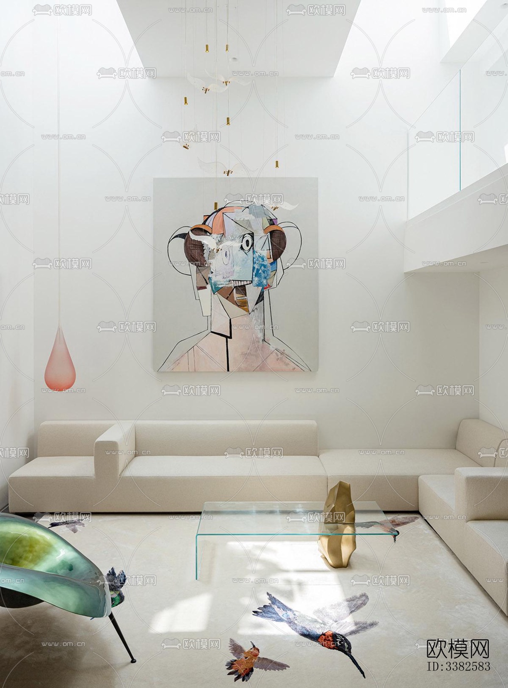 现代别墅效果图下载（渲染图6）