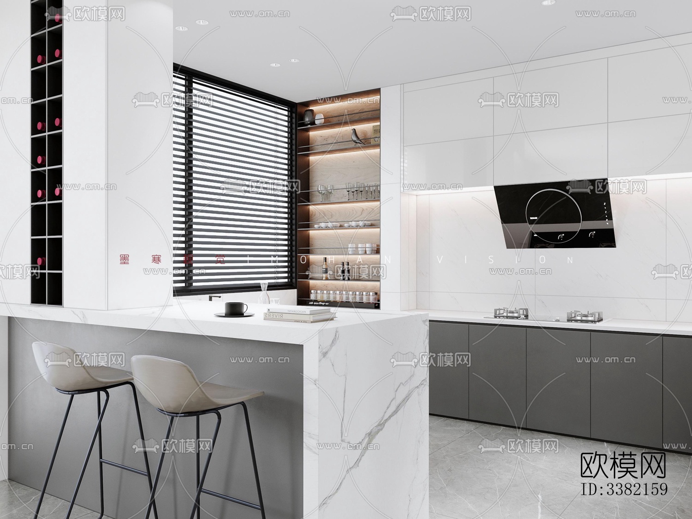 现代别墅效果图下载（渲染图12）