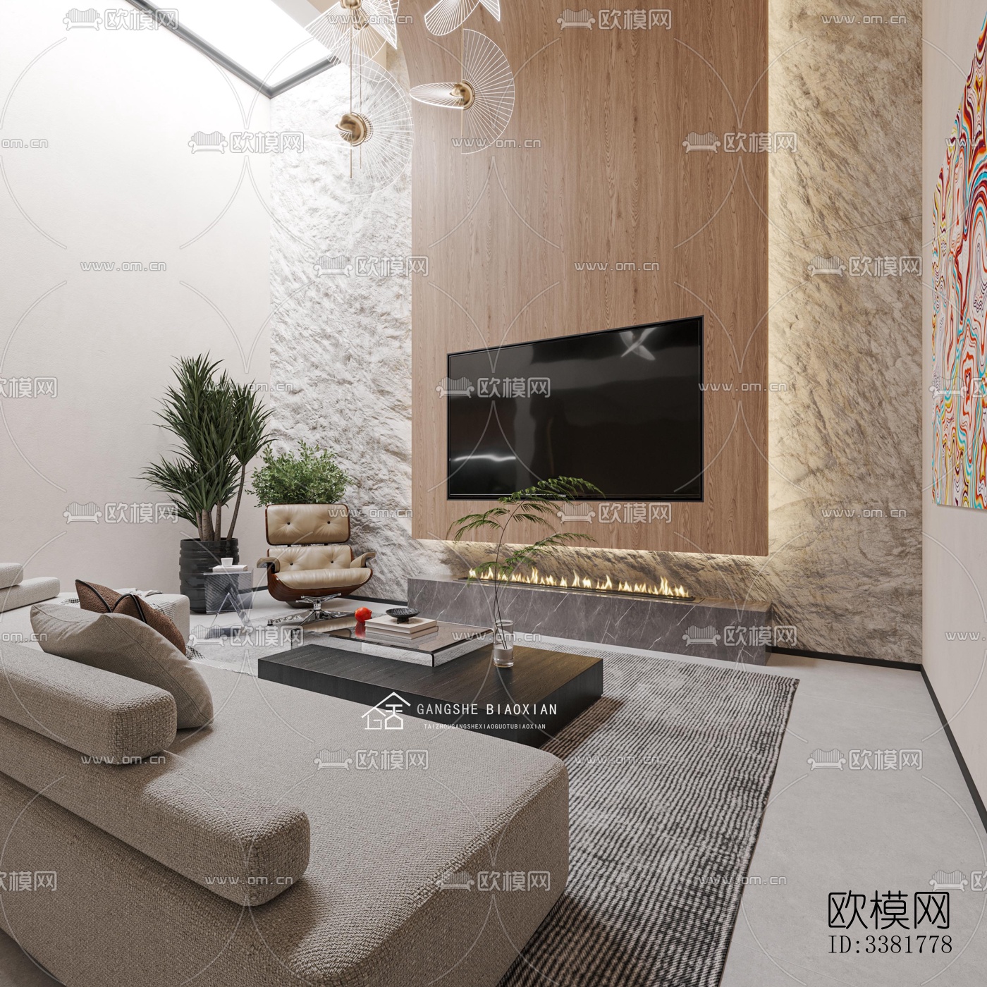 现代别墅效果图下载（渲染图15）