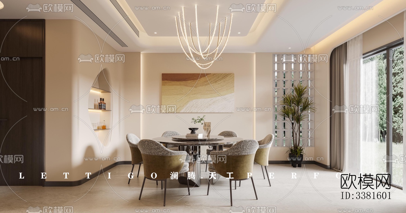 现代别墅效果图下载（渲染图7）