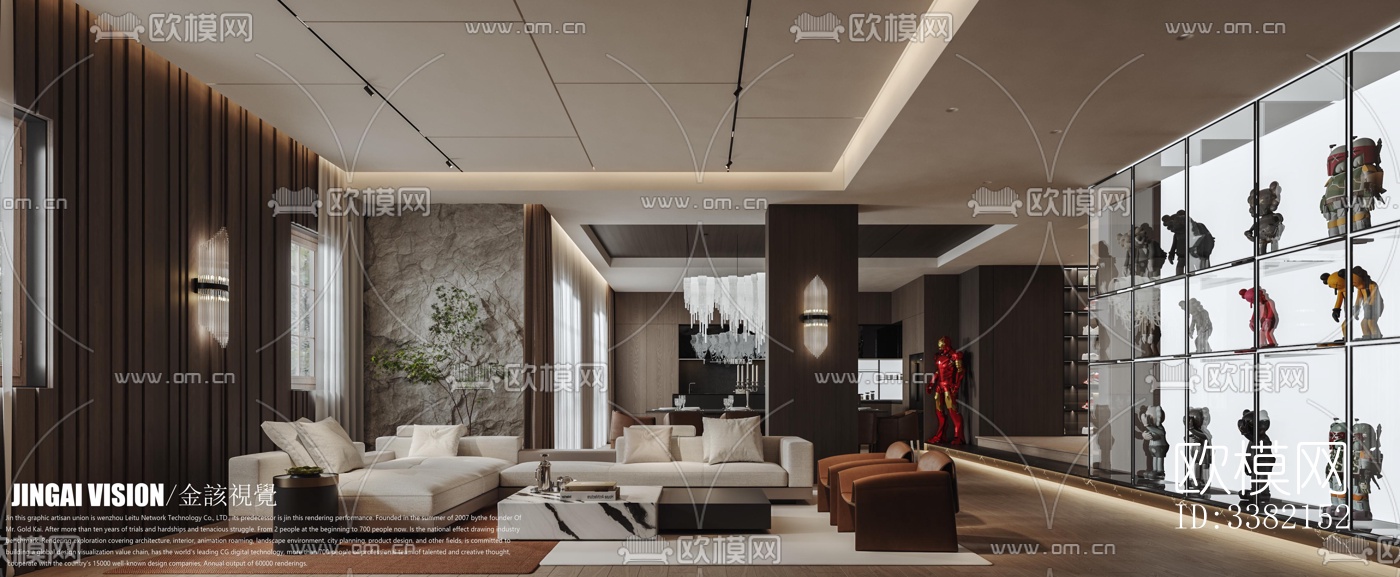 现代别墅效果图下载（渲染图4）