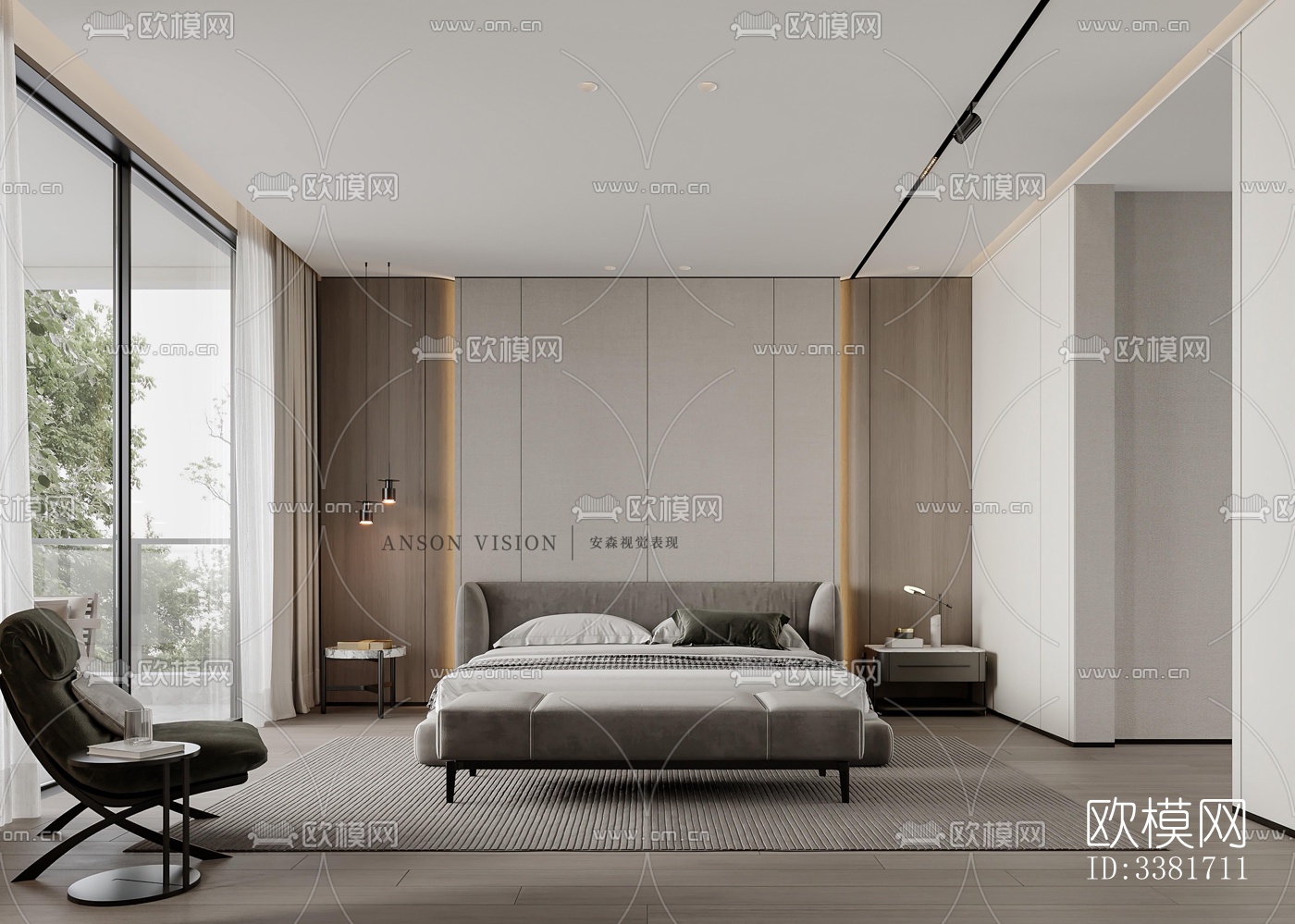 现代别墅效果图下载（渲染图11）