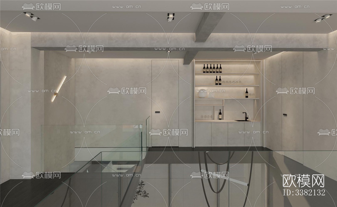 现代别墅效果图下载（渲染图14）