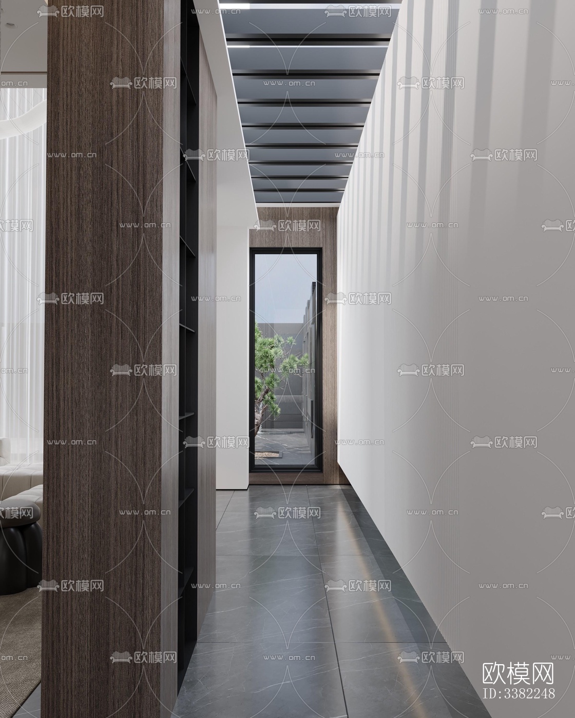 现代别墅效果图下载（渲染图8）