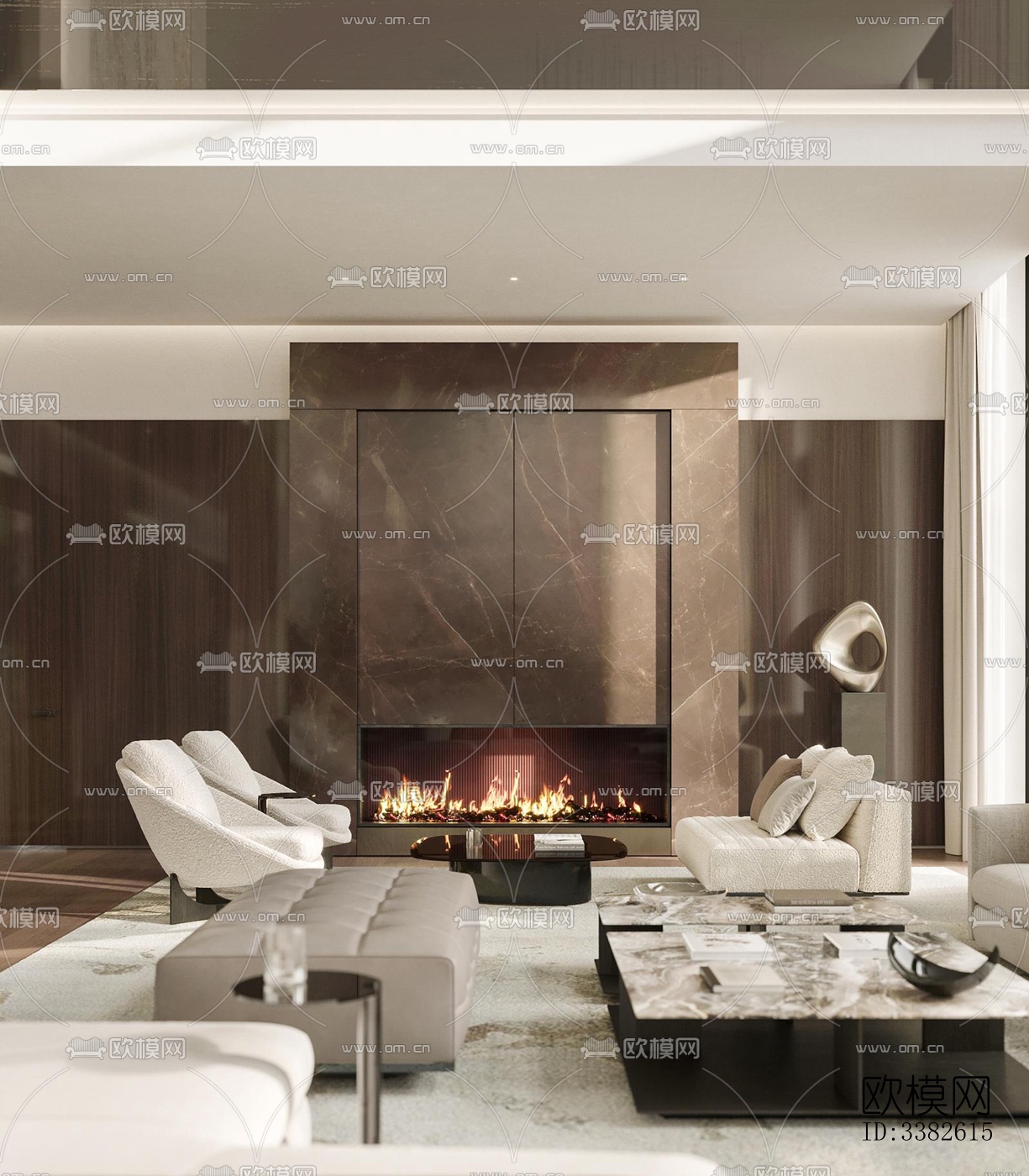 现代别墅效果图下载（渲染图17）