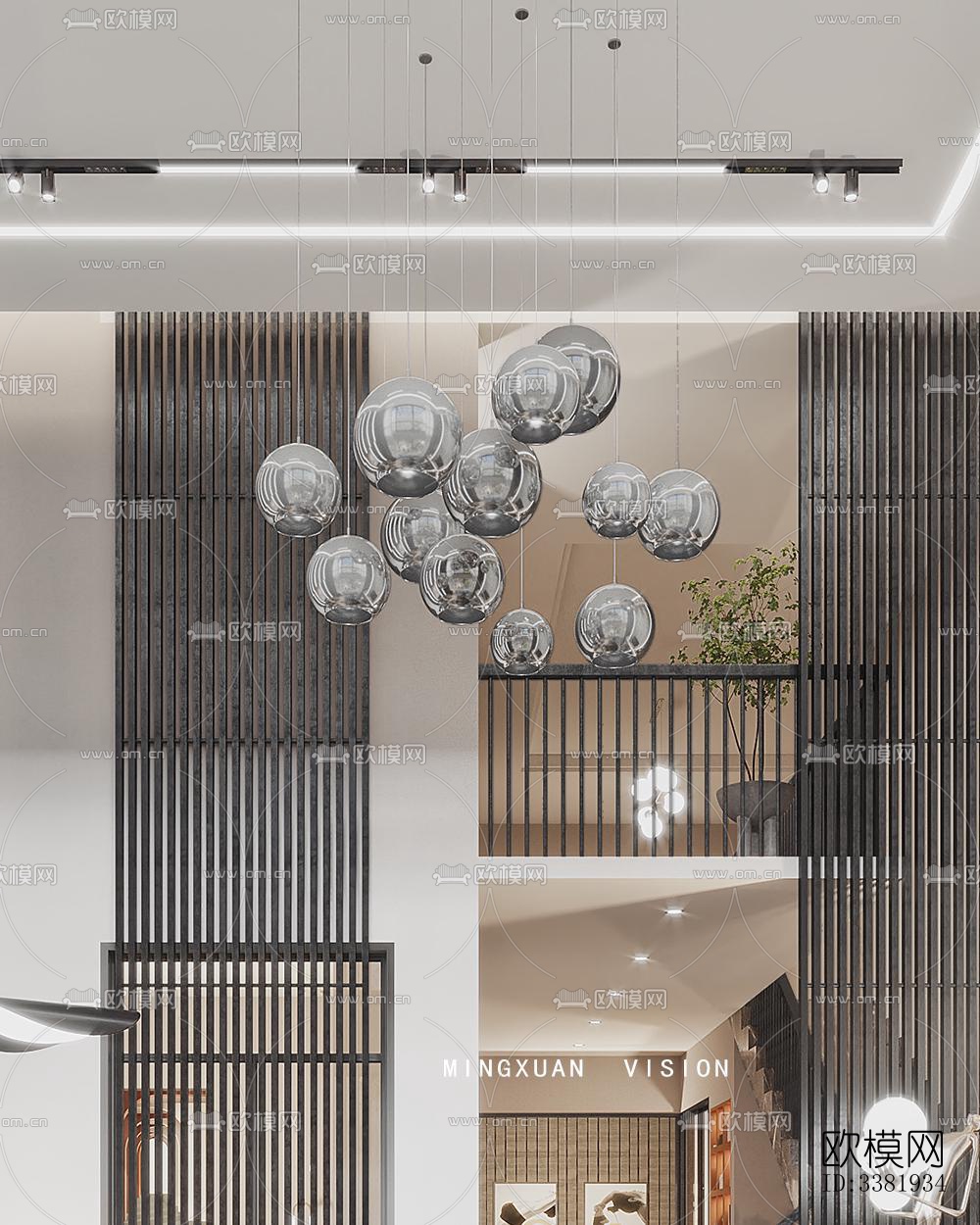 现代别墅效果图下载（渲染图7）