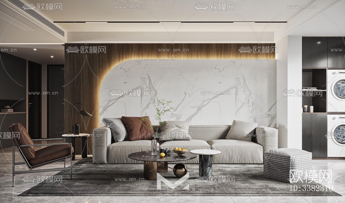 现代别墅效果图下载（渲染图2）