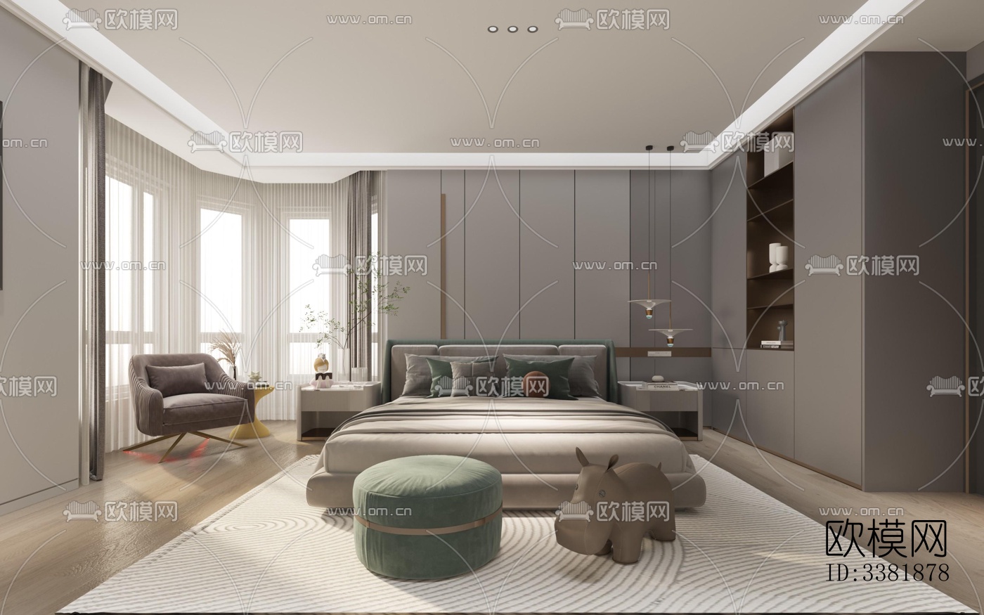 现代别墅效果图下载（渲染图5）