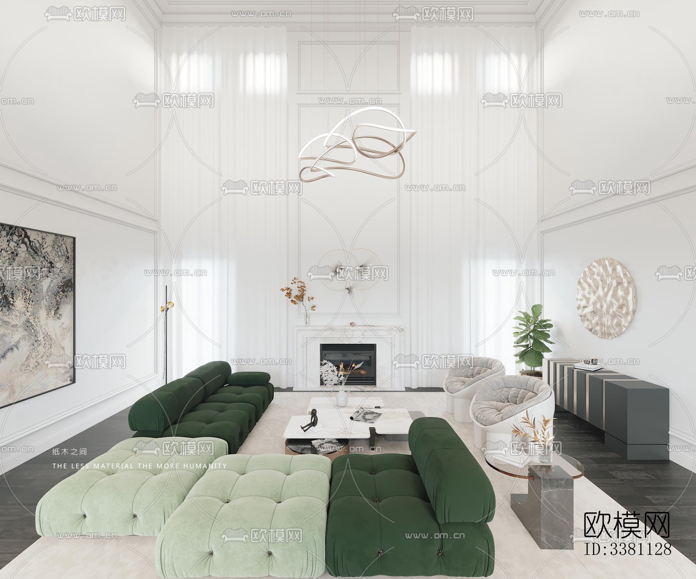 现代别墅效果图下载（渲染图4）