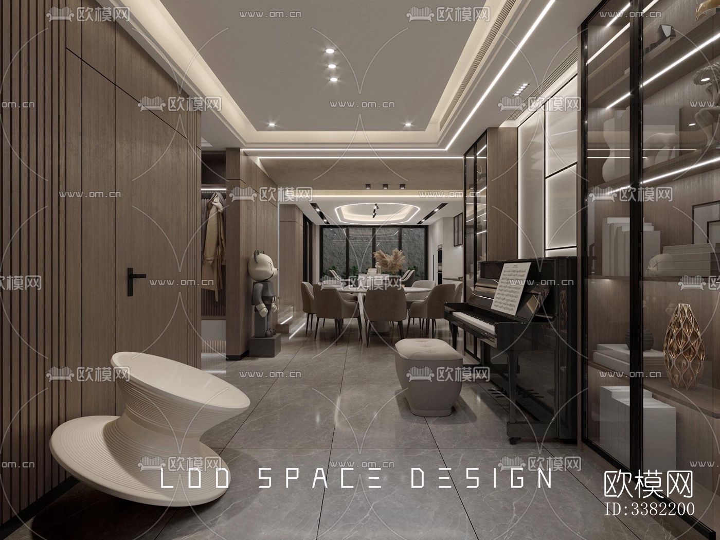 现代别墅效果图下载（渲染图10）