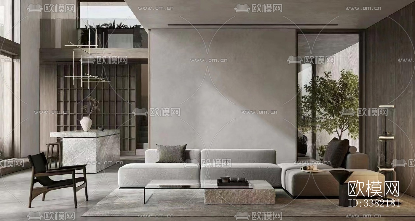 现代别墅效果图下载（渲染图2）